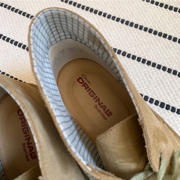 Clarks Classics Desert Boot Beige Suede Size 10 - Picture 6 of 11